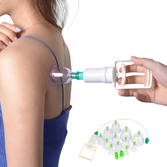 Vacuum Cupping Therapy Set - 12 pieces